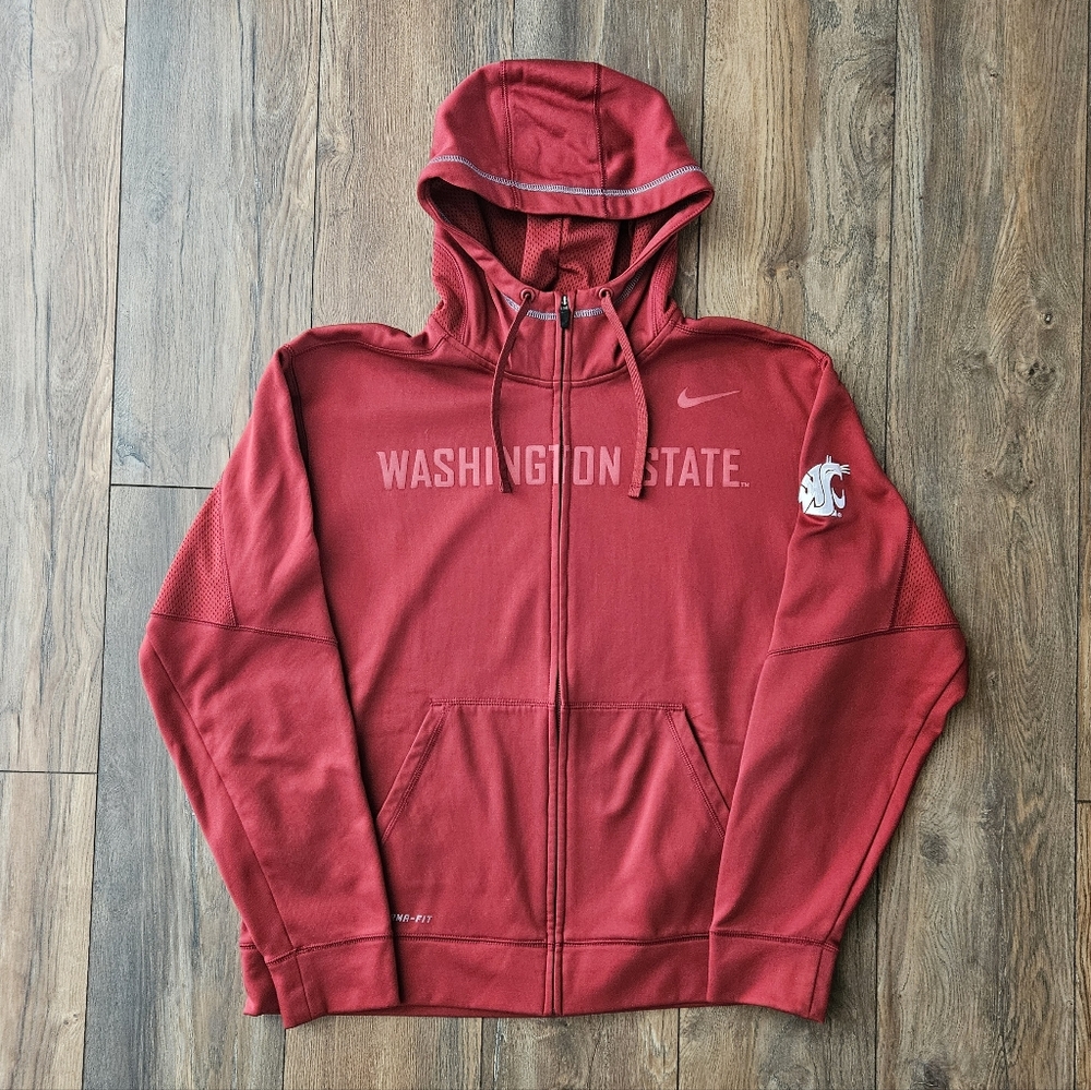 Nike Washington State Cougars Therma-Fit Zip Hoodie (L)